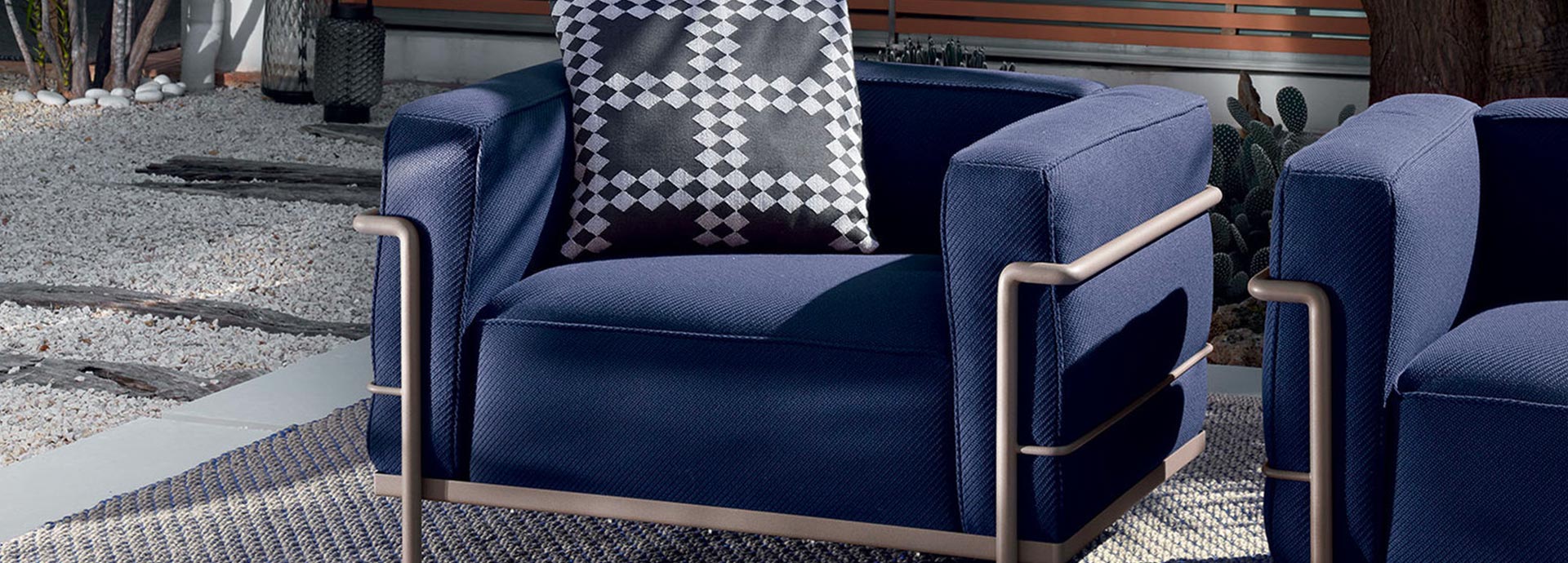 LC3 outdoor Cassina Armchairs