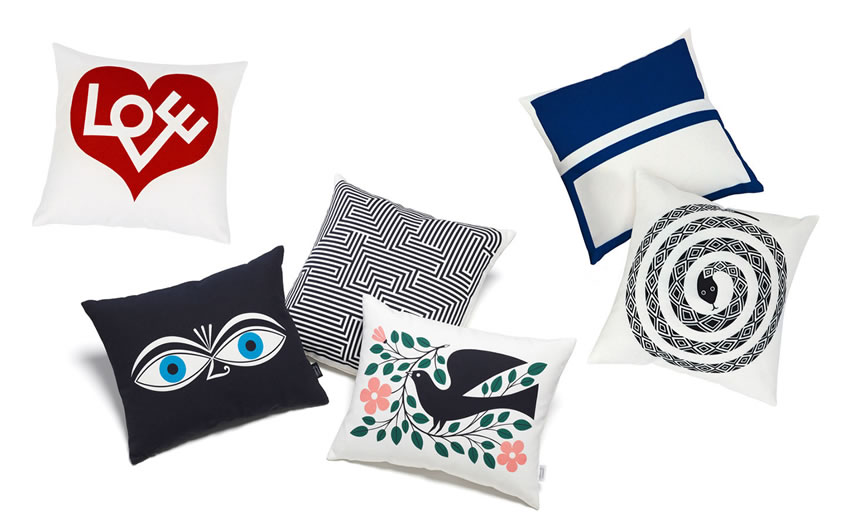 Graphic Print Pillows & Classic Maharam Pillows Vitra