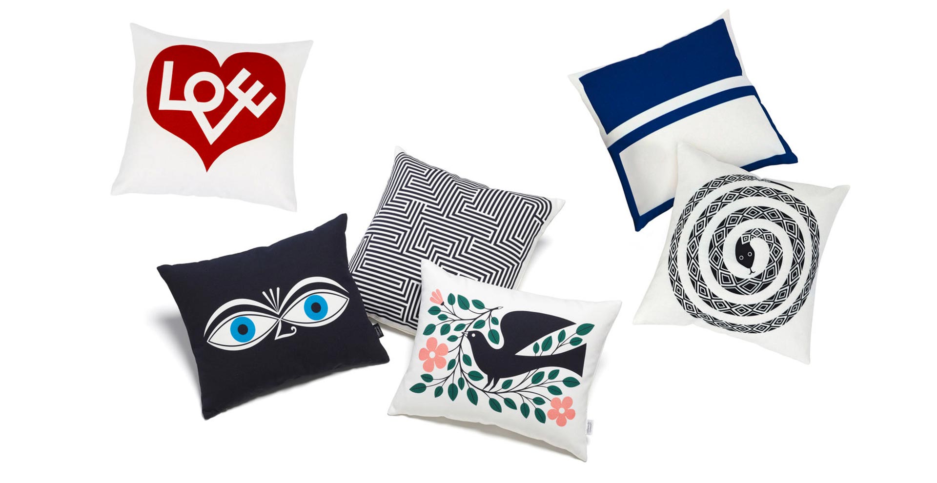Graphic Print Pillows & Classic Maharam Pillows Vitra