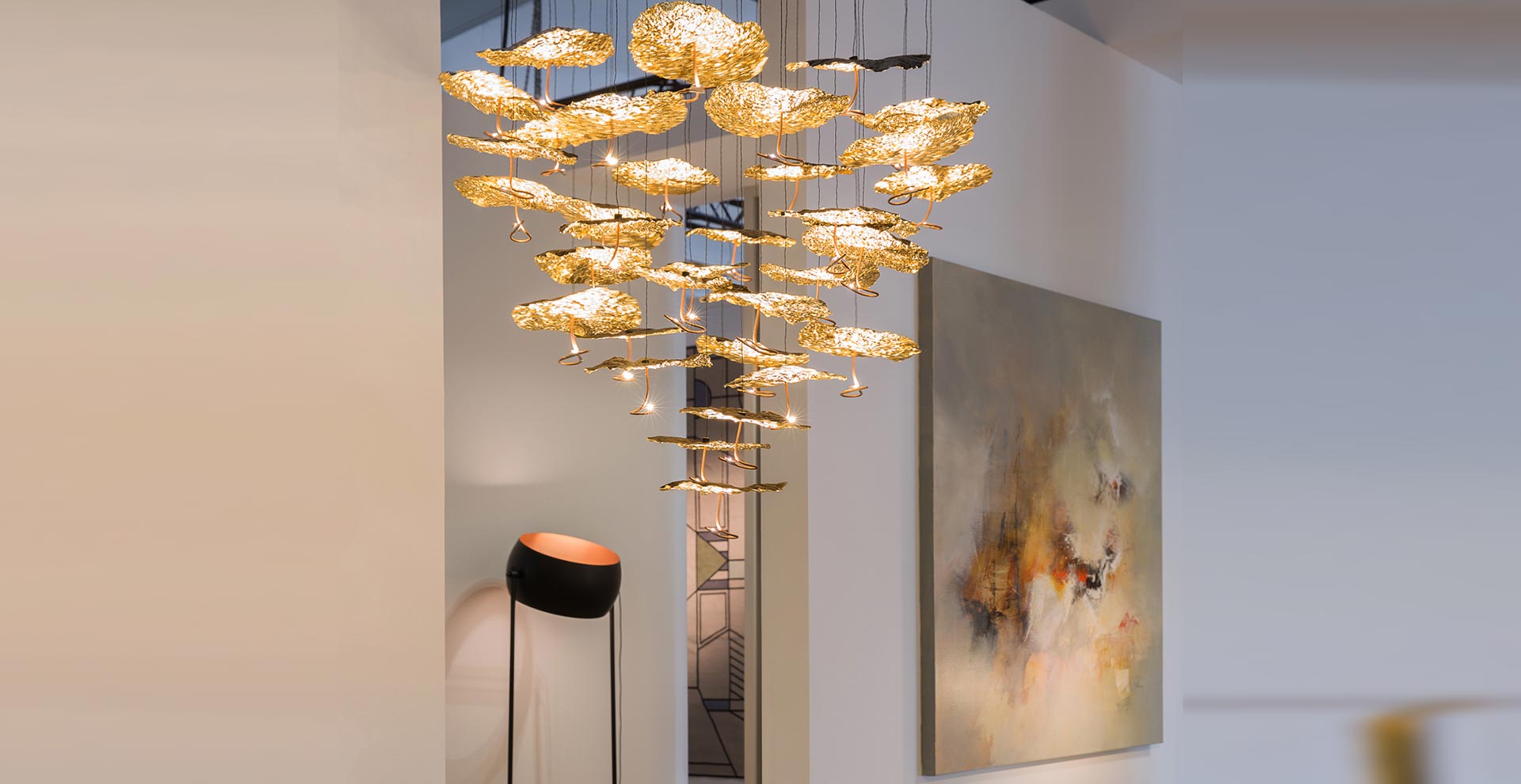 Gold Moon Chandelier Catellani & Smith