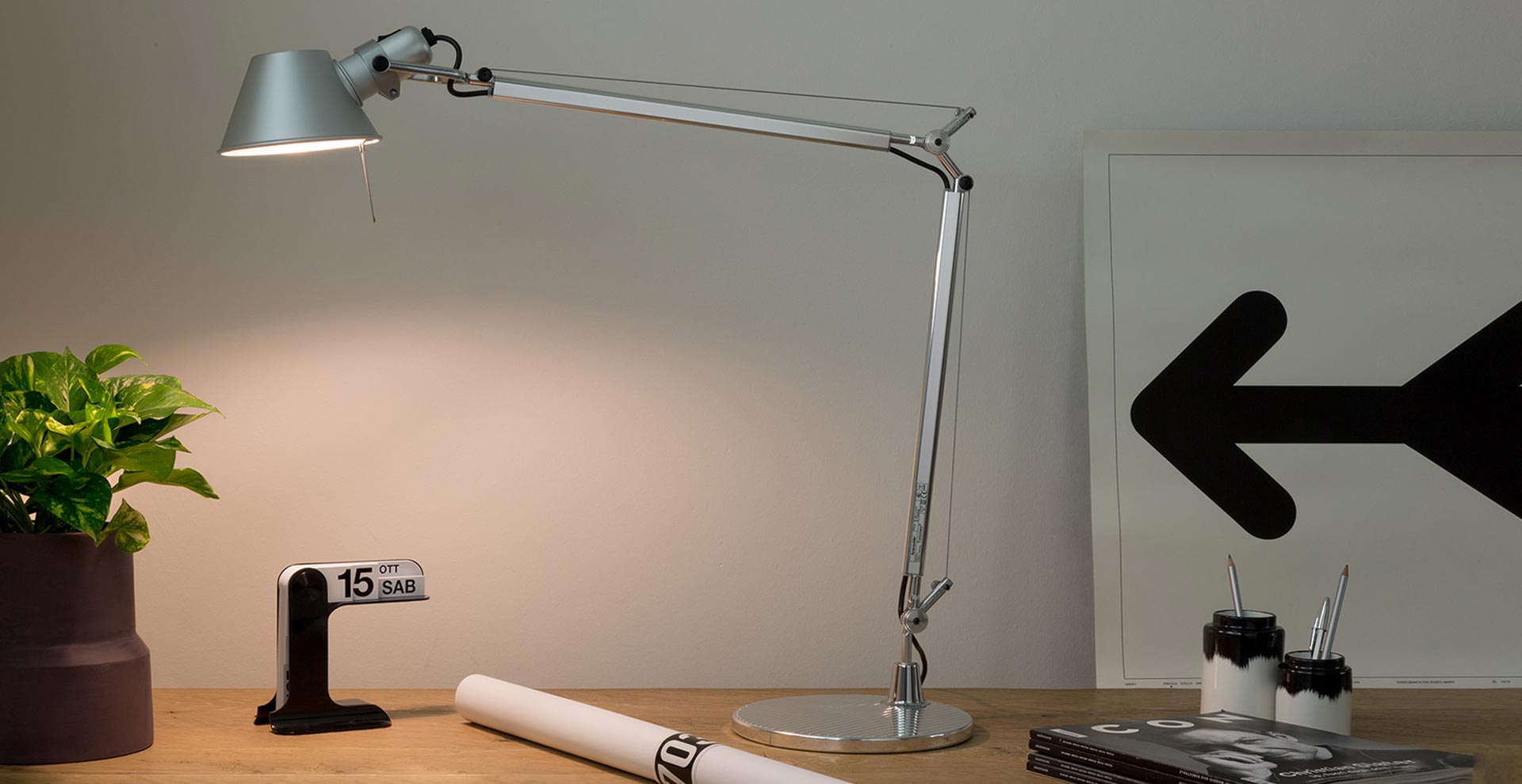 Tolomeo Artemide and Tolomeo Micro Table Artemide