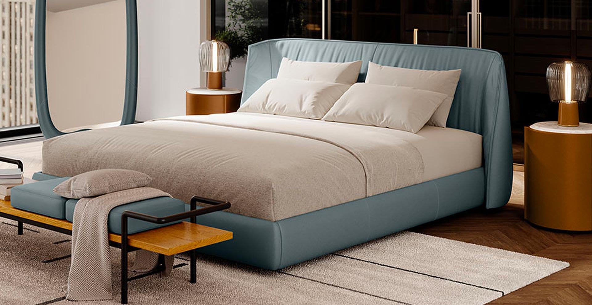 Archibald bed Poltrona Frau