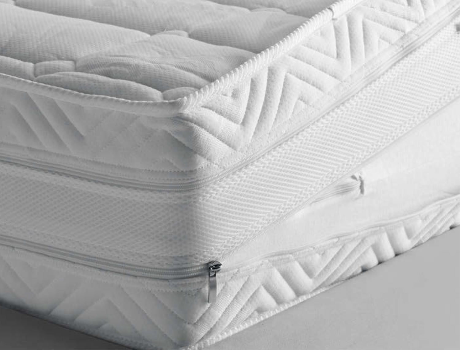 mattress memoform dual comfort flou - cover and padding