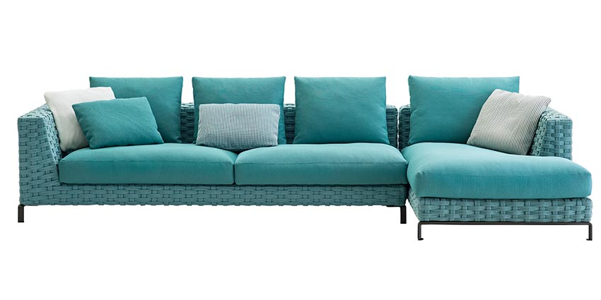 Outdoor-Sofa Ray outdoor fabric B&B Italia