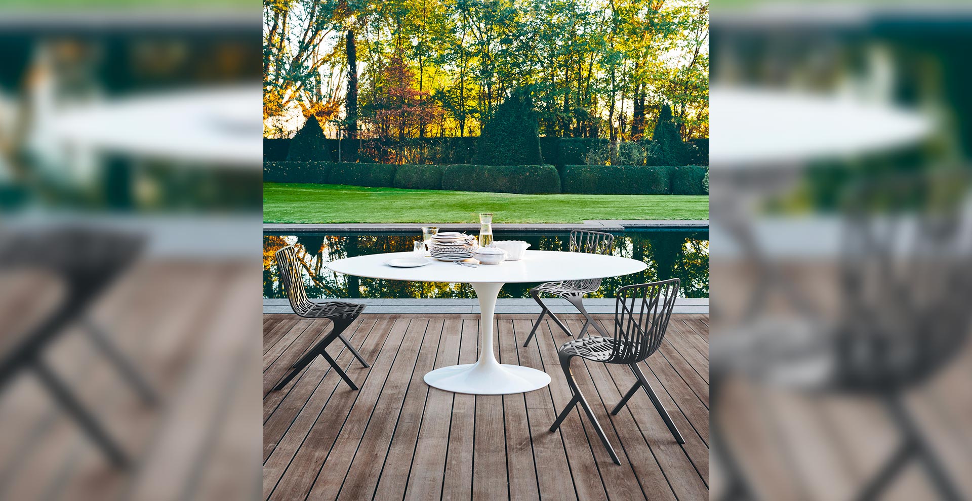 Saarinen outdoor Knoll International