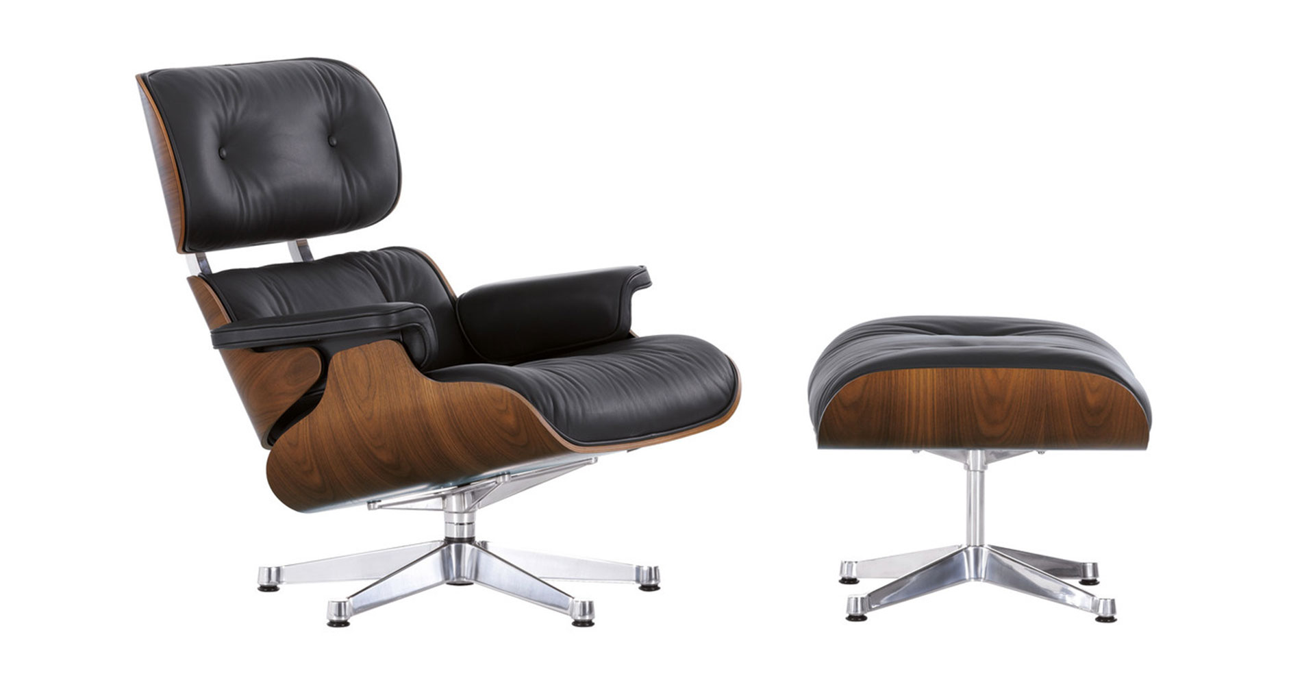 Armchair Eames Lounge Chair Vitra, Famous Leather Chair