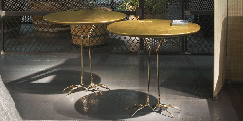 tavolino Snack con Struttura in Metallo con ripiano Greensen Tavolino da caffè Tavolino Industriale a 2 Strati 40 x 40 x 55 cm 