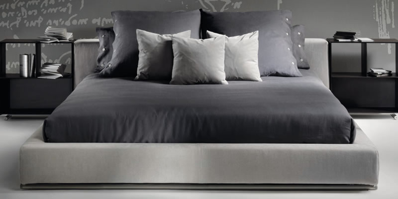 Groundpiece bed Flexform