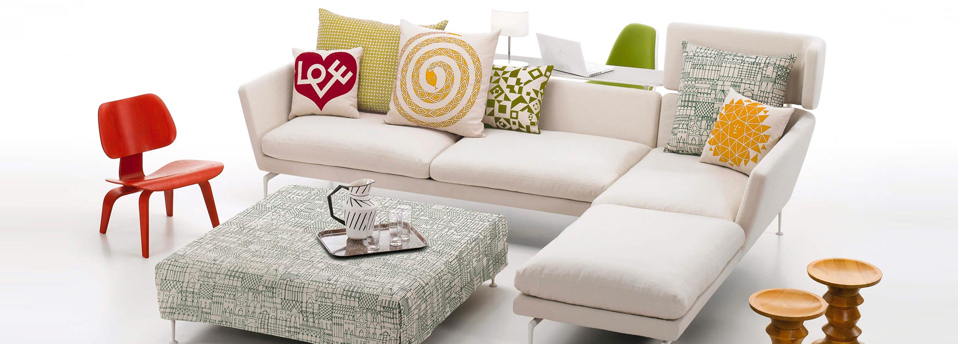 Graphic Print Pillows & Classic Maharam Pillows Vitra