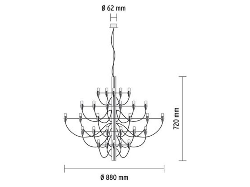 2097/30 Frosted Bulbs Flos