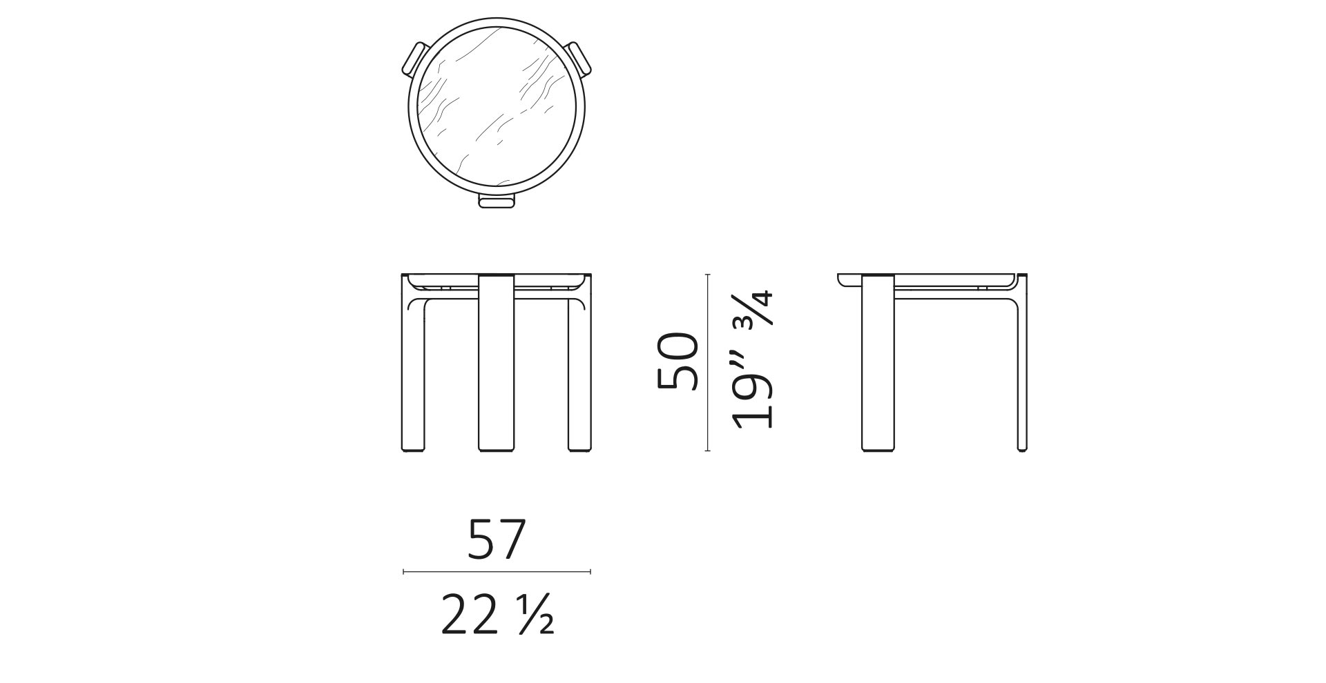 Duo low table Ceccotti Poltrona Frau