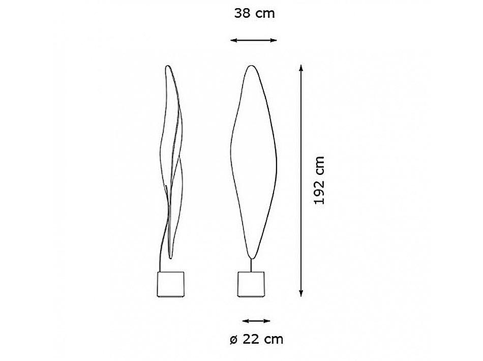 Cosmic Leaf floor Artemide