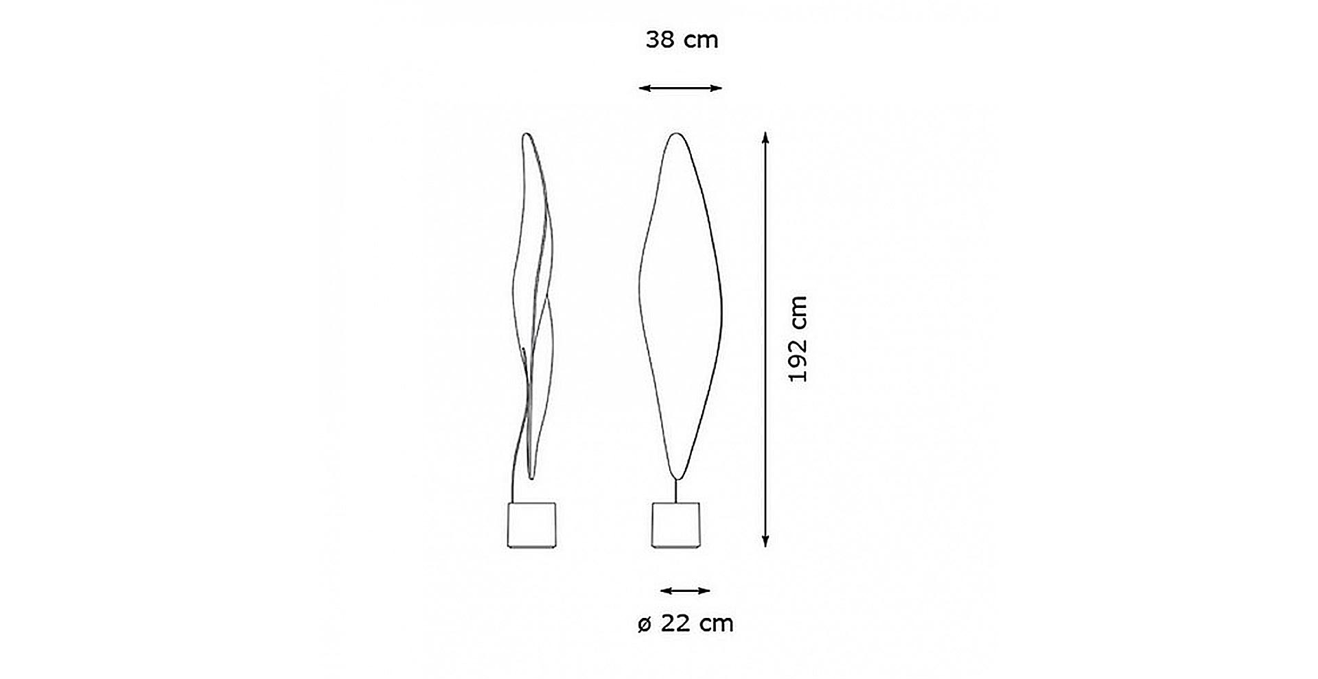 Cosmic Leaf floor Artemide