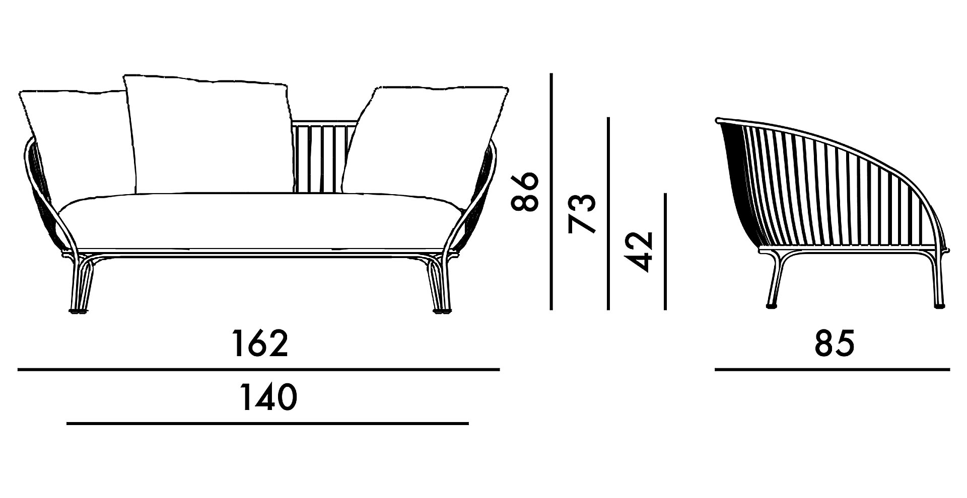 HiRay Sofa Kartell