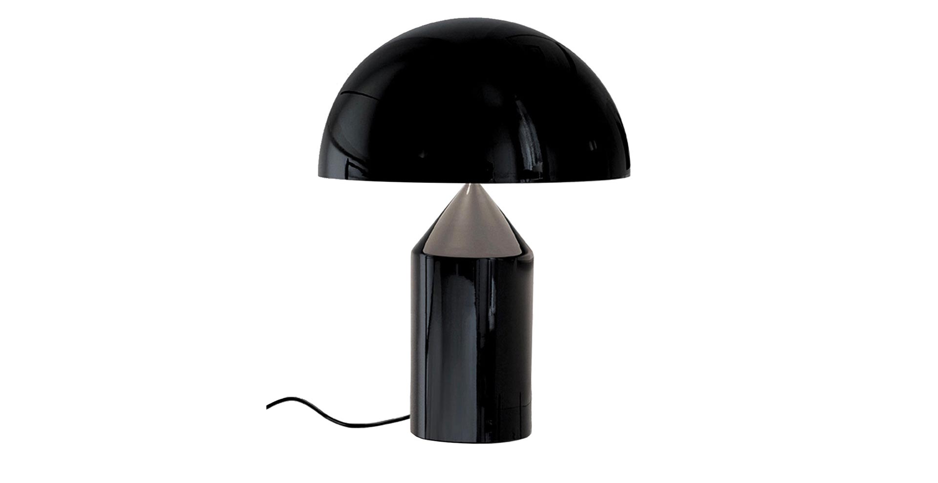 Atollo Oluce - glossy black metal version