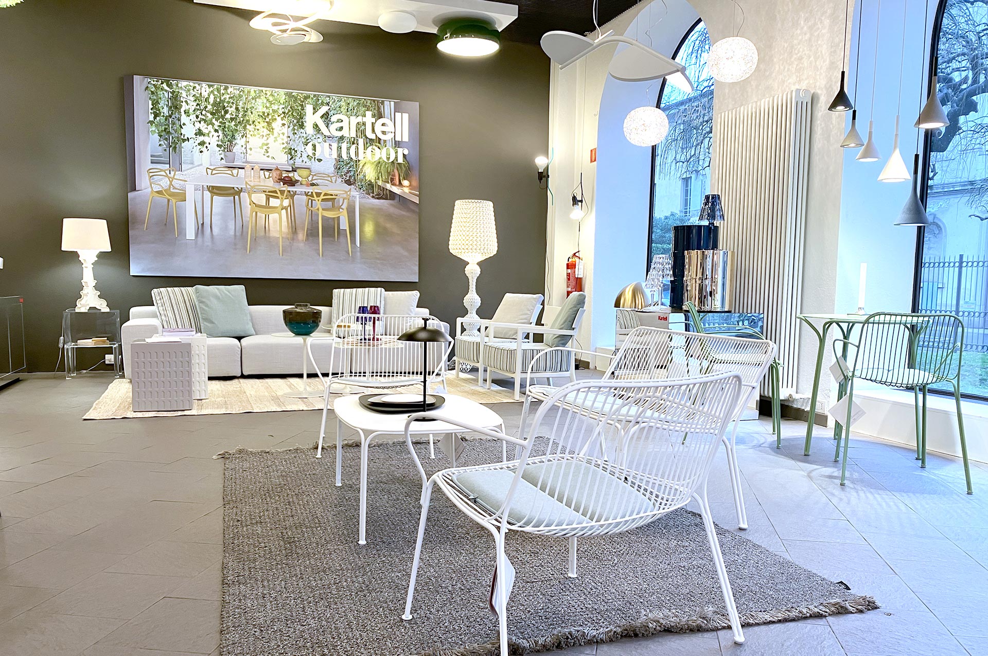 Shop in Shop KARTELL COMO - showroom Gerosa Design