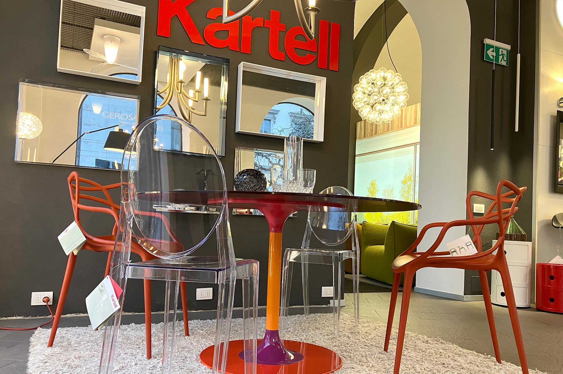 Shop in Shop KARTELL COMO - showroom Gerosa Design