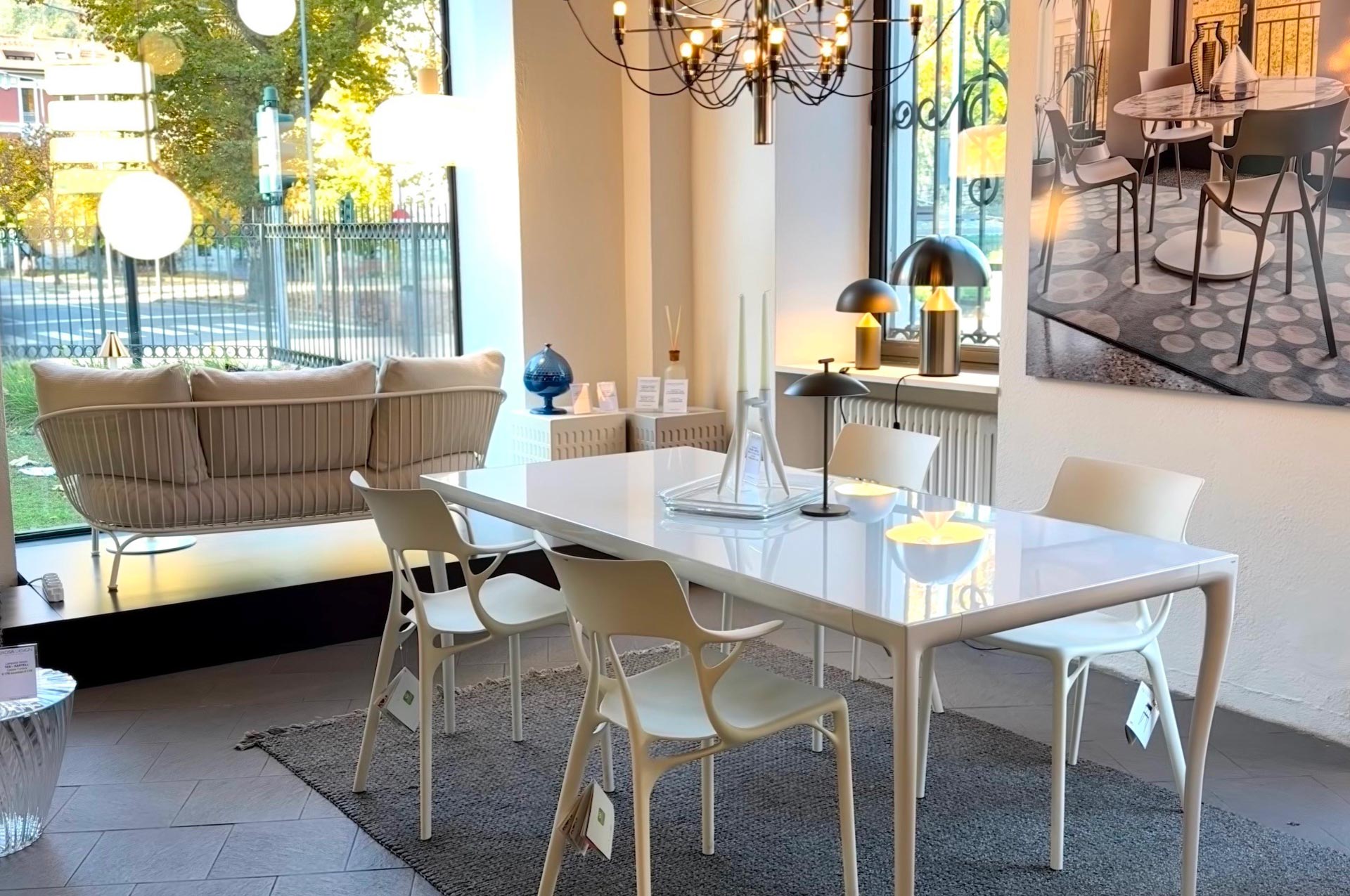 Shop in Shop KARTELL COMO - showroom Gerosa Design