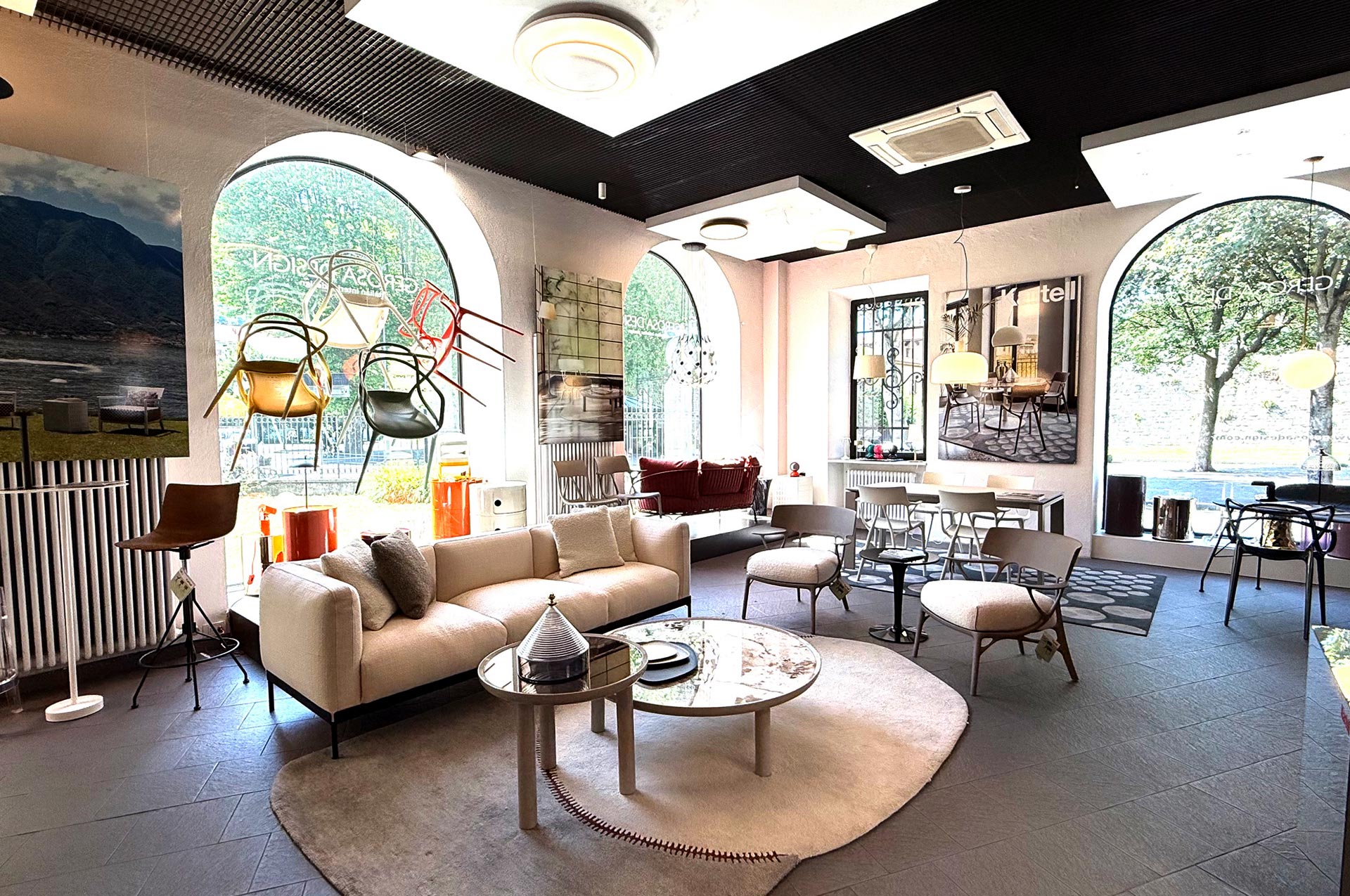 Shop in Shop KARTELL COMO - showroom Gerosa Design